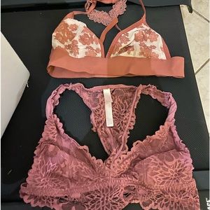 PINK bralettes